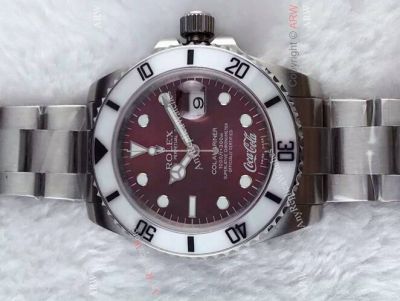 Asian Swiss ETA Movement /Rolex Colamariner Submariner replica (Limited Coca Cola)